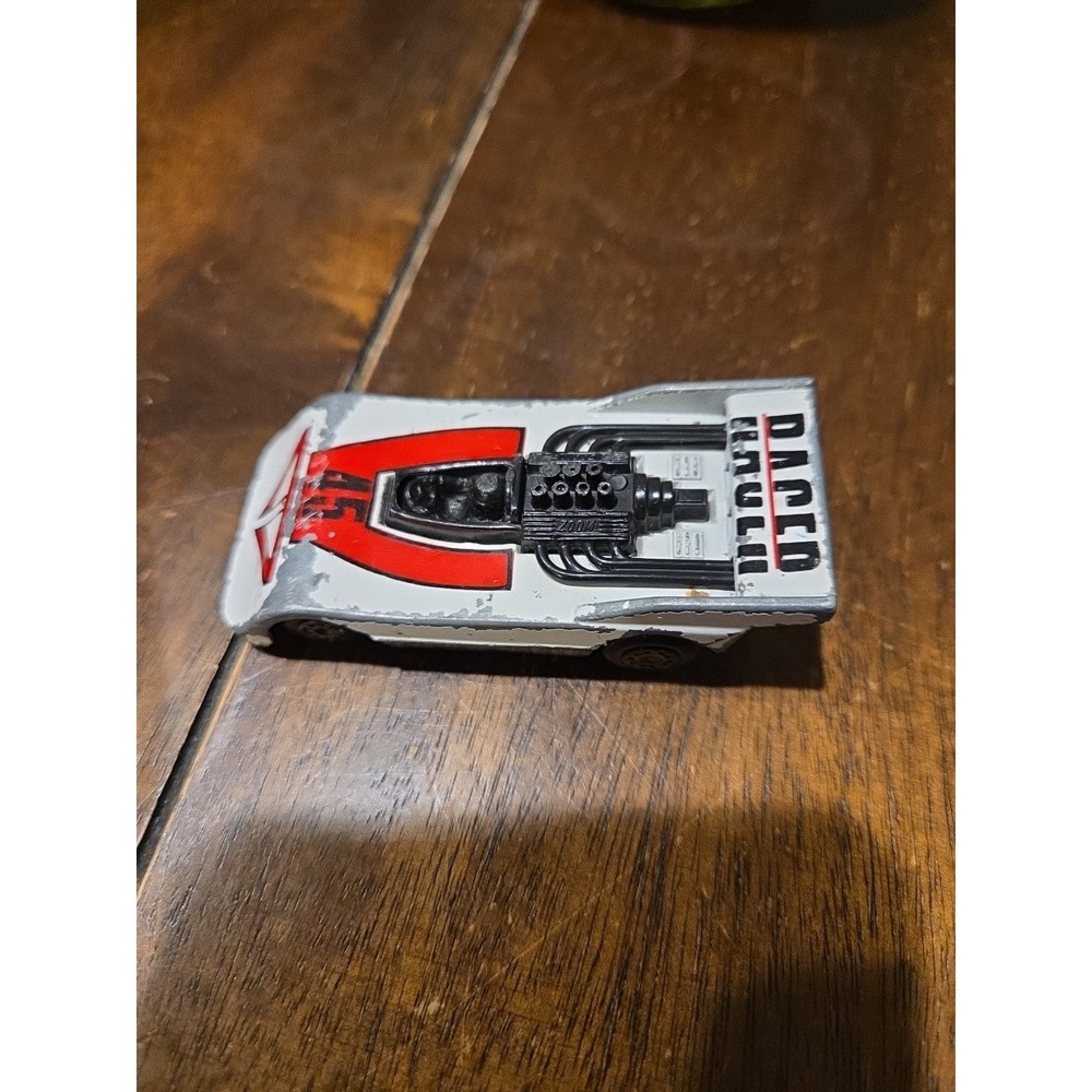 MATCHBOX SUPER GT RACER 45 DIE-CAST RACE CAR WHITE BR 1985 - Picture 2 of 3